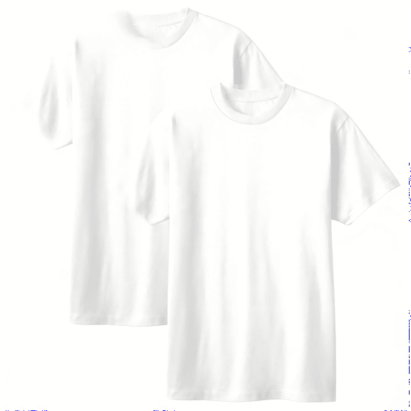 Cotton T-Shirt Summer Tops Unisex Short Sleeve Crewneck T-Shirts Loose Fit Basic Tees 2 pack