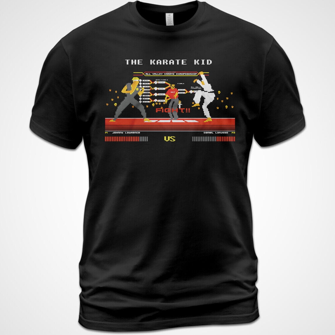 Cotton T-Shirt The Karate Kid Game Movie Tee Mr. Miyagi Nariyoshi