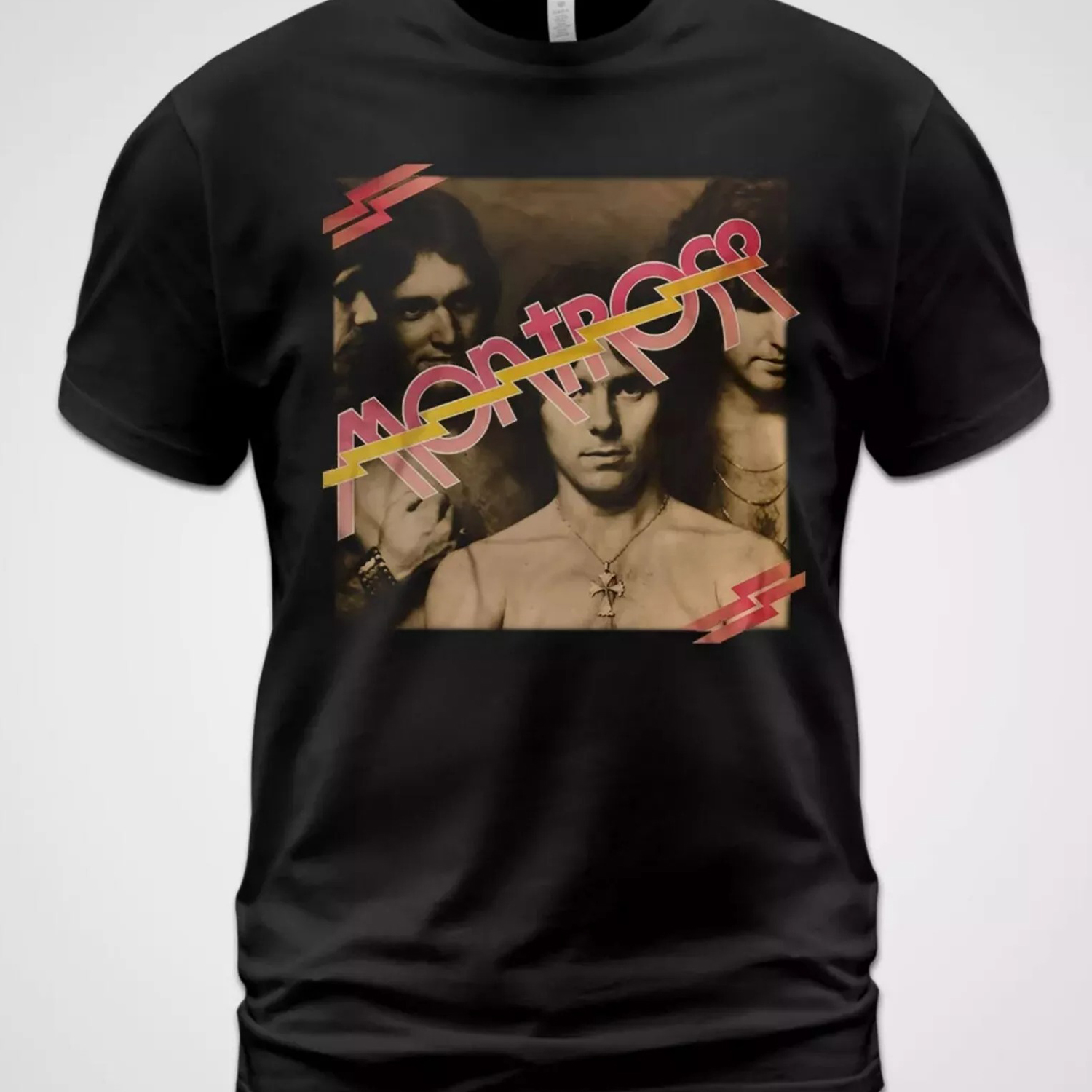 Cotton TShirt The Very Best of Montrose Album Tee Ronnie Montrose