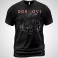 Cotton Tshirt Bon Jovi Slippery When Wet Music Tee Jon Bon Jovi