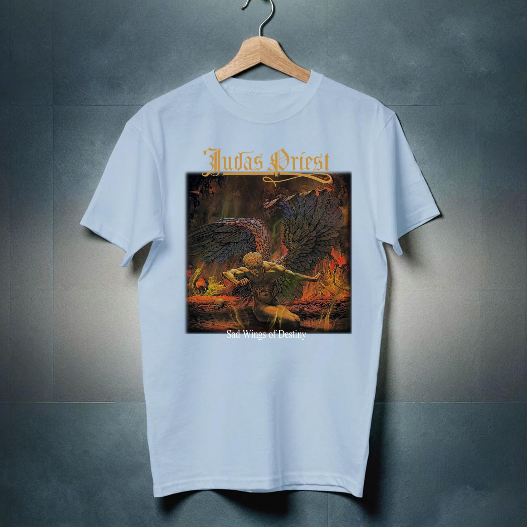 Judas Priest Sad Wings Of Destiny Official T-Shirt – Rob Halford Graphic Tee For Men & Women, 100% Cotton Unisex Sizes - View #3