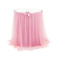 thumbnail image 1 of Cotton Table Cloth Tulle, Table Cloth 1 X Table Skirt (Pink-S), 1 of 8