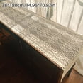 thumbnail image 1 of Cotton Table Runner for Home Decoration, Weddings, and Holidays with Hand-Crocheted Texture, 1 of 9