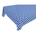 thumbnail image 1 of Cotton Tablecloth Checkered Print / 1 Inch Racecar Checkerboard Blue, 1 of 1