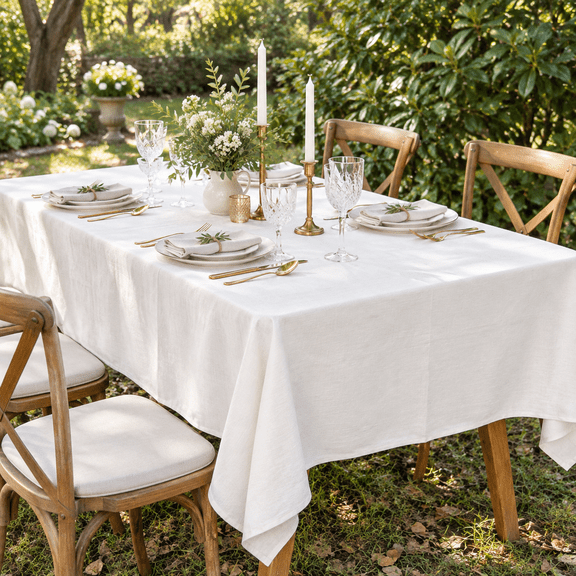 Cotton Tablecloth Fabric Table Cloth55 X 98 Inch