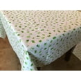 thumbnail image 1 of Cotton Tablecloth Floral Print Butterfly Green, 1 of 2