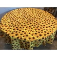 thumbnail image 1 of Cotton Tablecloth Floral Print Sunflowers Allover, 1 of 1