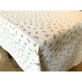 thumbnail image 1 of Cotton Tablecloth Floral Print Tiny Flower Dots Red, 1 of 2