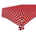 thumbnail image 1 of Cotton Tablecloth Polka Dots Print / Large Red Dots on White, 1 of 1