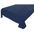 thumbnail image 1 of Cotton Tablecloth Polka Dots Print / Small White Dots on Navy, 1 of 1
