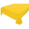 thumbnail image 1 of Cotton Tablecloth Polka Dots Print / Small White Dots on Yellow, 1 of 1