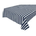 thumbnail image 1 of Cotton Tablecloth Stripes Print / 1 Inch Wide Stripe Navy, 1 of 1