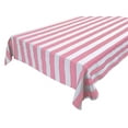 thumbnail image 1 of Cotton Tablecloth Stripes Print / 2 Inch Wide Stripe Pink, 1 of 1