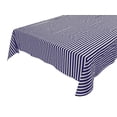 thumbnail image 1 of Cotton Tablecloth Stripes Print / Half Inch Wide Stripe Navy, 1 of 4