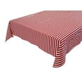 thumbnail image 1 of Cotton Tablecloth Stripes Print / Half Inch Wide Stripe Red, 1 of 4