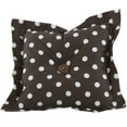 thumbnail image 1 of Cotton Tale Designs Cotton Tale Houndstooth Brown and White Polka Dot Decor Throw Pillow, 1 of 4