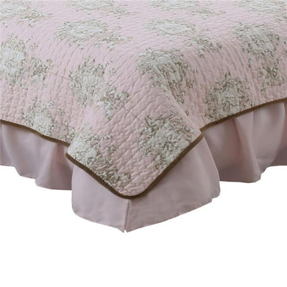 Cotton Tale Designs LRTBS Lollipops & Roses Twin Bed Skirt