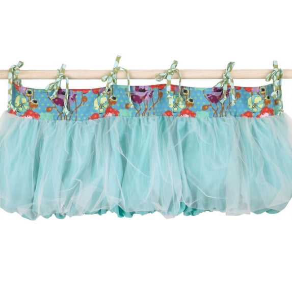 Cotton Tale LGVN Lagoon Collection Nursery Window Valance