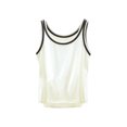 thumbnail image 1 of Cotton Tank Tops for Women Soft Summer Casual Sleeveless Crew Neck Modal Shirt Blouses Comfy Workout Base Tee (XL, White 02), 1 of 5