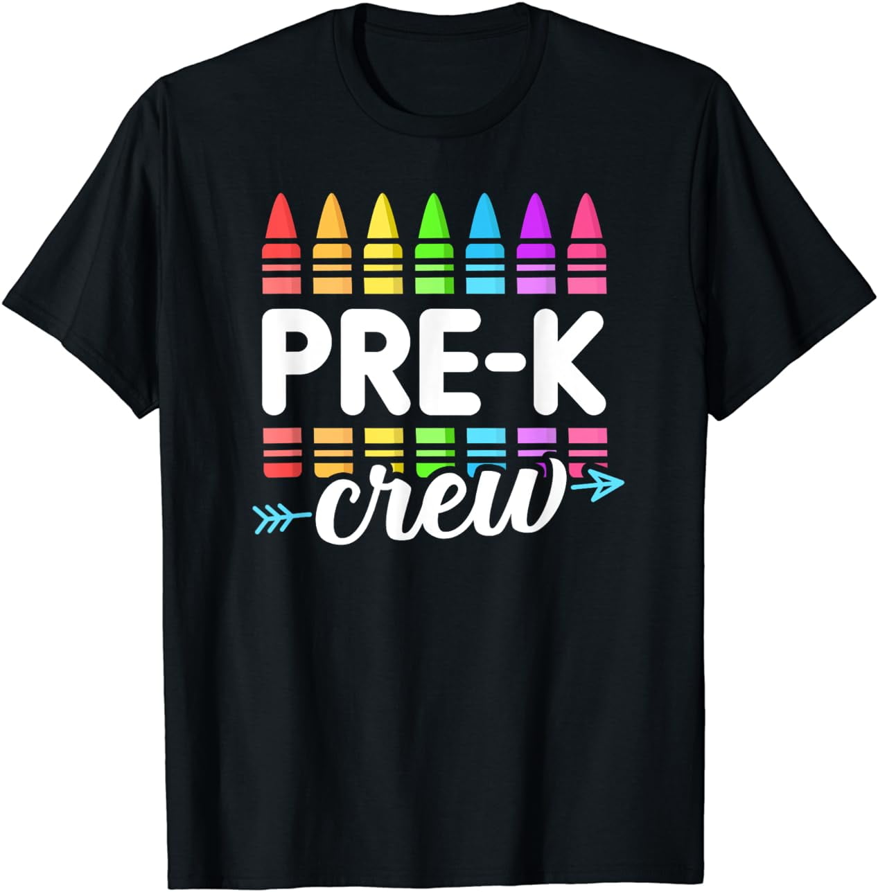 Cotton Tee Pre-K Crew Teacher Team Squad Hello Back School Graduation T ...