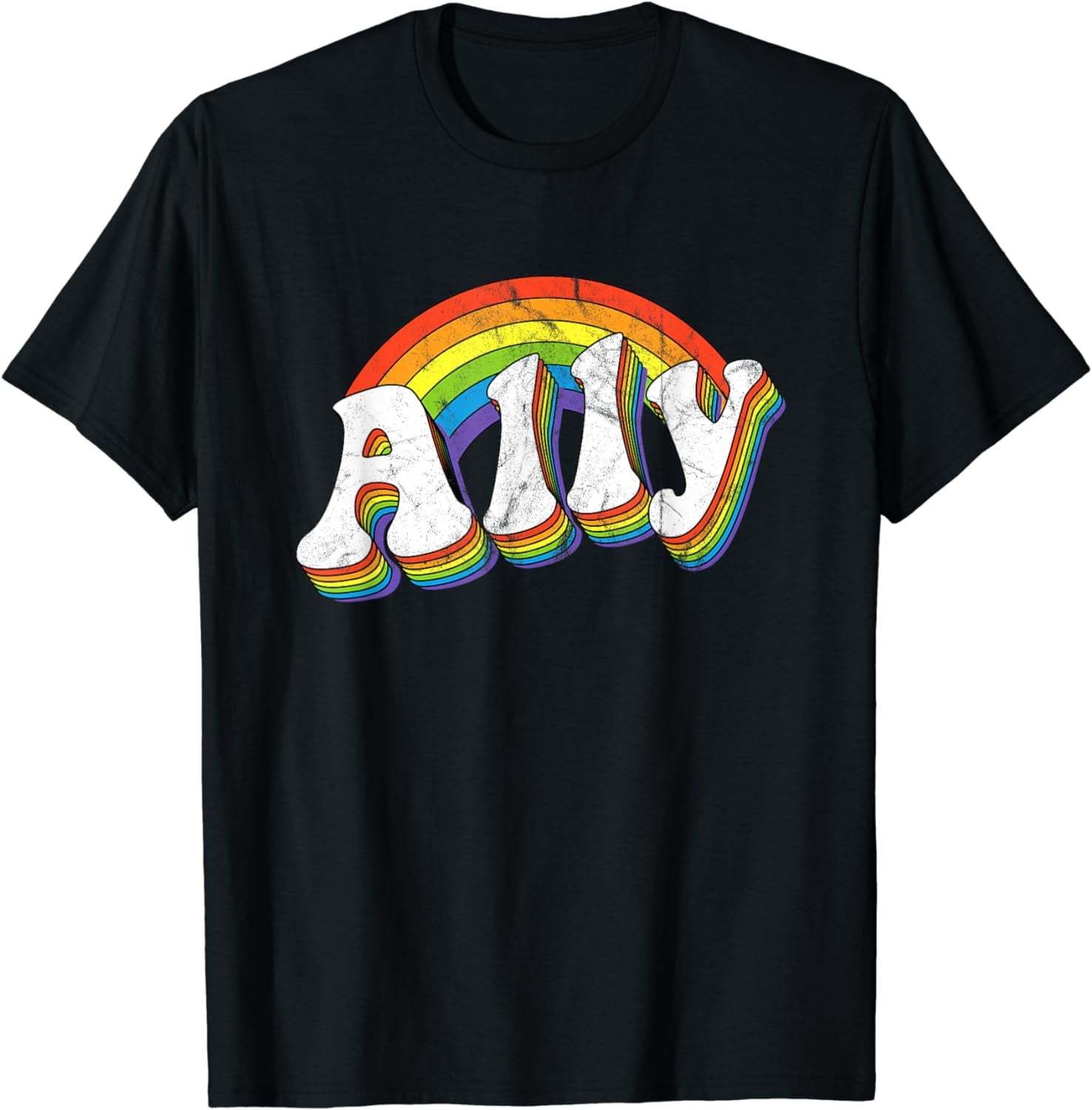 cotton-tee-retro-ally-lgbtq-70s-gay-pride-flag-lgbt-t-shirt-walmart