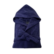 Mens Bathrobe with Hood- Terry Cloth Robes for Men£¬Towel Hooded Cotton Robe£¬Mens Soft Luxury ...
