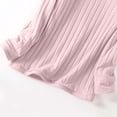 thumbnail image 1 of Cotton Thermal Tops for Women Ribbed Knit Base Sweaters Plush Lining Thick Warm Crewneck Pullover Winter Clothes (XL, Pink), 1 of 4