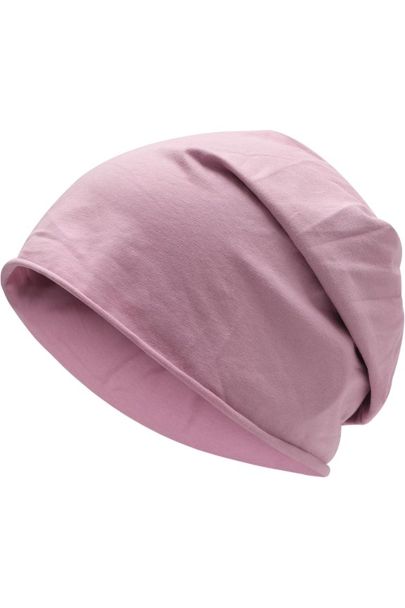 Cotton Thin Slouchy Beanie Hat for Men Women Fashion Soft Stretch Knit Skull Cap