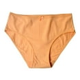 thumbnail image 1 of Cotton Thongs for Women Elastic Mid-Waist Panties Breathable Loose Briefs Solid Color Bow decoration Underwear, 1 of 4