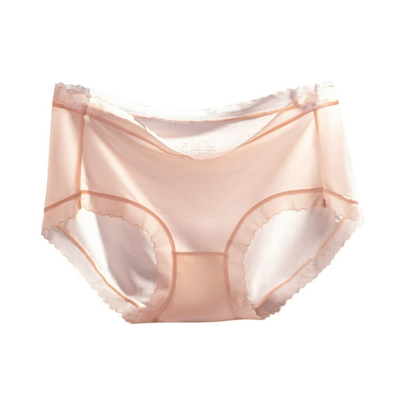 Cotton Thongs for Women Underwear Cotton Women Pack, Women Medium-Waist Briefs Solid Color Women Underwear