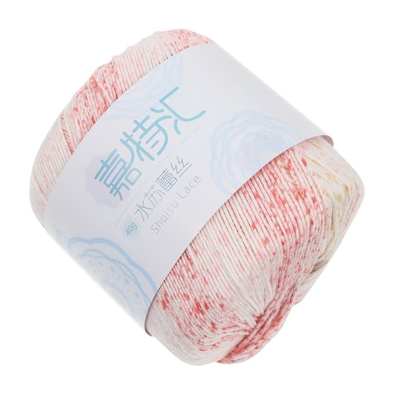 HAKIDZEL Cotton Crochet Yarn Multi 1 Roll Diy Craft