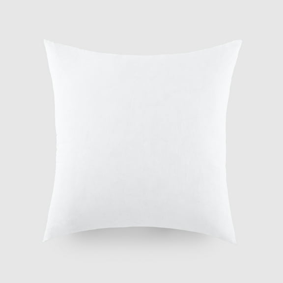 Stone Washed and Distressed Cotton Decor Throw Pillows in Solid White by Comfort Canopy
