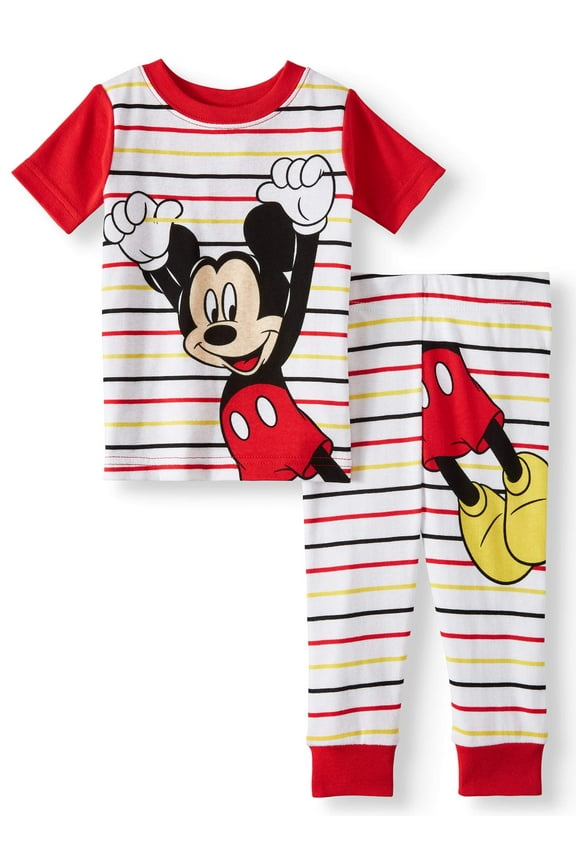 Cotton Tight Fit Pajamas, 2pc Set (Baby Boys)