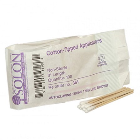 Cotton Tipped Applicators, 3", 100/Pkg (14 Packages)