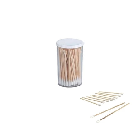 Cotton Tipped Applicators, 3" Non-Sterile Wood Shaft with Absorbent Cotton Tip - 100 Pieces