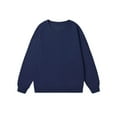 thumbnail image 1 of Cotton Tops for Men Casual Crewneck Base Sweatshirt Pullover Long Sleeve Solid Color Spring Fall Basic Shirt (L, Navy), 1 of 2