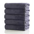 thumbnail image 1 of Cotton Towels Set of 5, Soft Absorbent Bath Towels, Quick Drying Thick 30x60 Inches, Multi-Pack for Daily Use, Lightweight for Home Travel, Adult Towel Set, 1 of 5