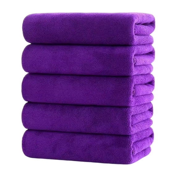 Cotton Towels Set of 5, Soft Absorbent Bath Towels for Daily Use, Quick Drying Lightweight Multi-Pack for Home, Travel, Gym, and Guest Bathroom