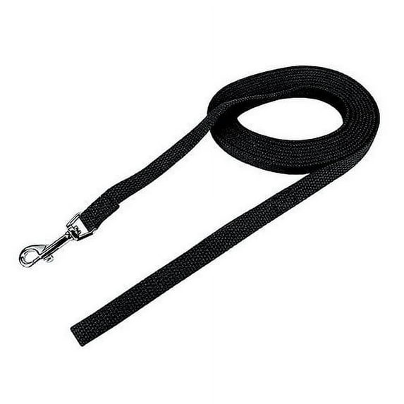 Cotton Training Dog Lead 20ft Black