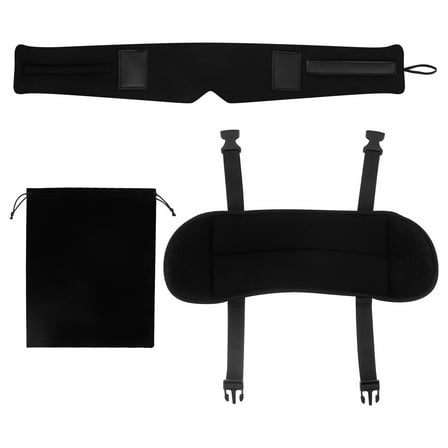 Cotton Travel Pillow 360° Support Airplane Pillow with Eye Mask Reduce Fatigue Travel Headrest Ergonomic Neck Headrest for Adults