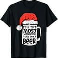 thumbnail image 1 of Cotton Trendy Funny Dad Christmas Humor Graphic Tee T Shirt Top Short Sleeve Round Neck Black S-5XL, 1 of 5