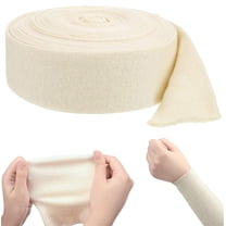 Cotton Tubular Stockinette Gauze Roll,Bexikou Tubular Support Bandage for Arm, Legs, Knees,Thighs,Compression Tube Bandage Roll for Tissue Support 3.15" x 11 yd