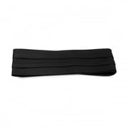 Cotton Twill 3-Pleat Pug Hat Band - Black - ONE SIZE FITS MOST - Black