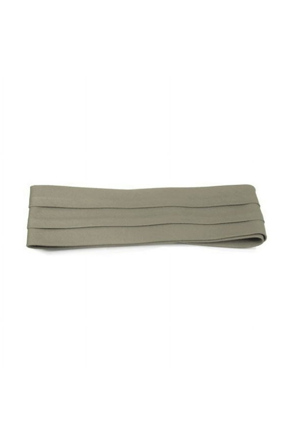 Cotton Twill 3-Pleat Pug Hat Band - Khaki - ONE SIZE FITS MOST - Khaki