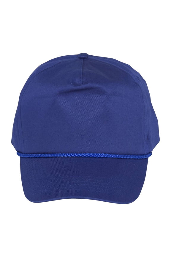 Cotton Twill Golf Cap - Royal