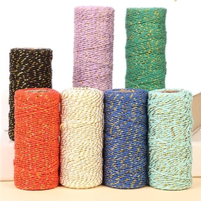 Cotton Twine Gift Wrapping Rope, 1640 Feet 500m Cotton Bakers Twine Perfect for Baking, Butchers, Crafts and Christmas Gift Wrapping