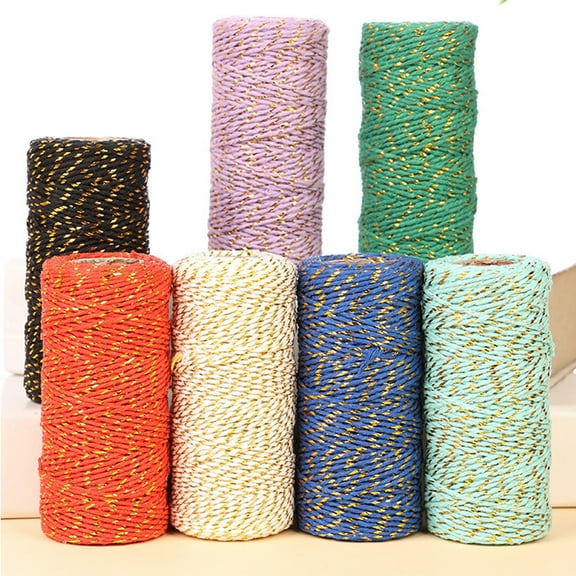 Cotton Twine Gift Wrapping Rope, 1640 Feet 500m Cotton Bakers Twine Perfect for Baking, Butchers, Crafts and Christmas Gift Wrapping