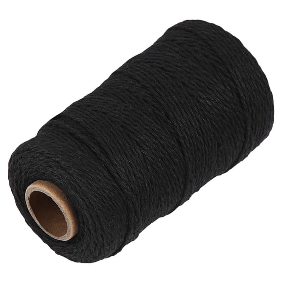 Cotton Twine String - 328 Feet 2MM Bakers Twine for Crafts, Kitchen Cooking Butcher String for Meat and Roasting, Gift Wrapping