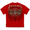 thumbnail image 1 of Cotton USMC Pride Duty Honor Stars Graphic T-Shirt, 1 of 2