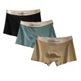 thumbnail image 1 of Cotton Underwear for Men Boxer Briefs 3 Pack L-4X Big and Tall Plus Size High Waisted Breathable Casual Stretchy Comfort Multipack Boxers Clearance, 1 of 3